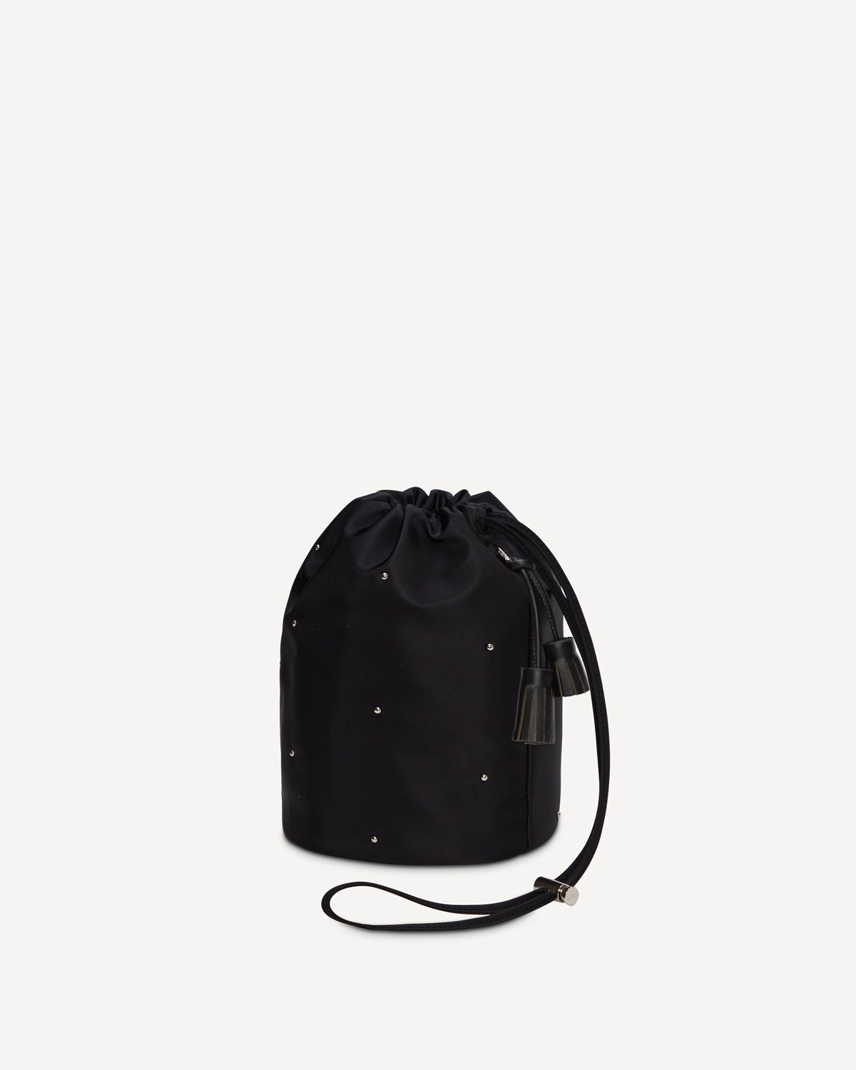 DAY-TO DRAWSTRING - STUDS, BLACK x SILVER